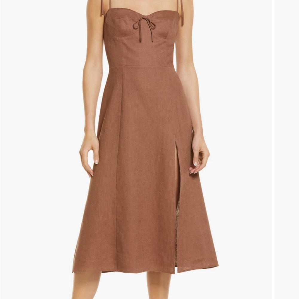 REFORMATION Joyce Fit & Flare Dress